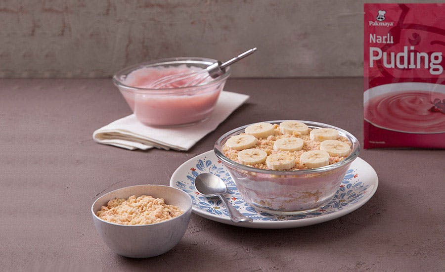 Muzlu ve Pudingli Magnolia Tatlısı