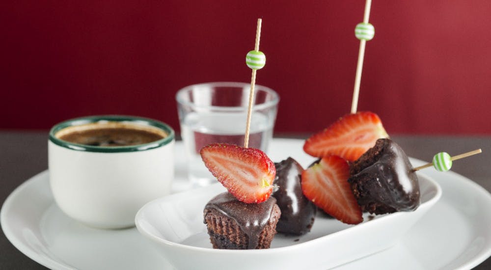 sıcak çikolatalı brownie