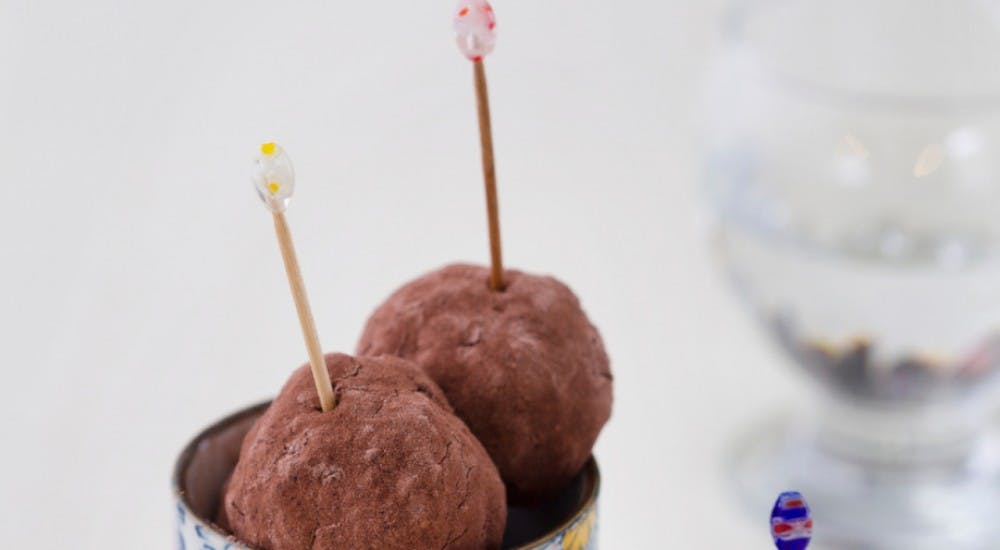 türk kahveli top tatlılar