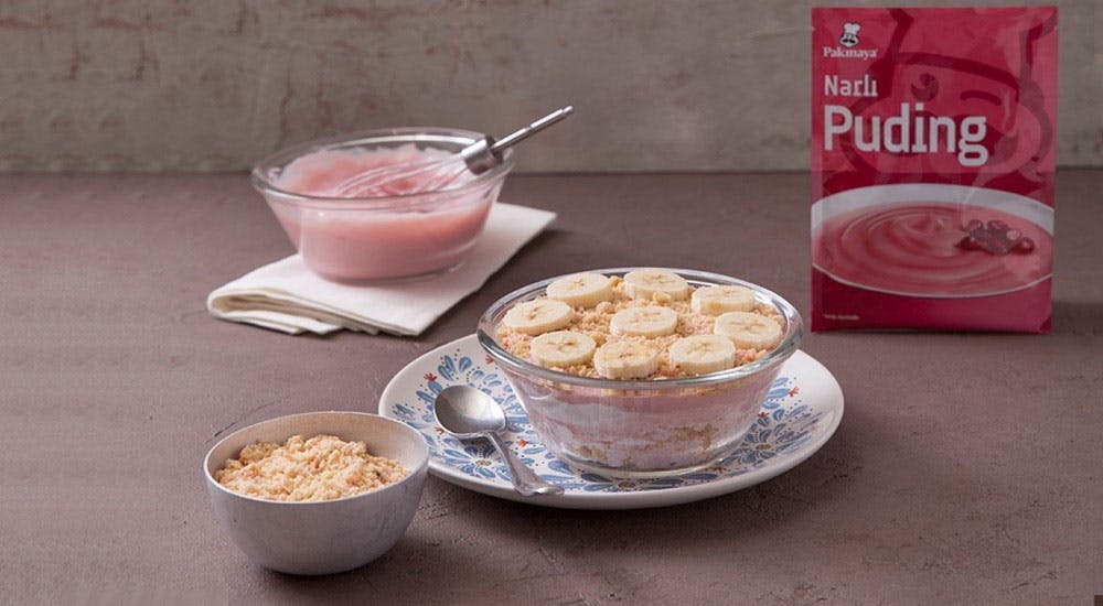 muzlu ve pudingli magnolia