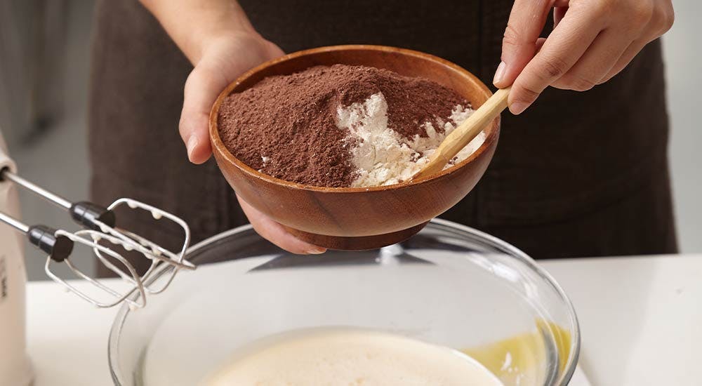 kakao ve şeker karışımı