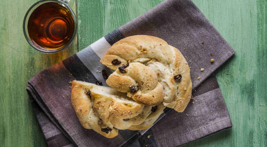 cevizli ve pekmezli ekmek