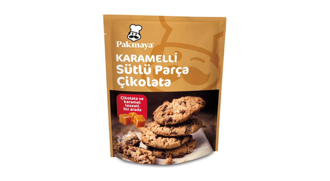 Pakmaya Karamelli Sütlü Parça Çikolata