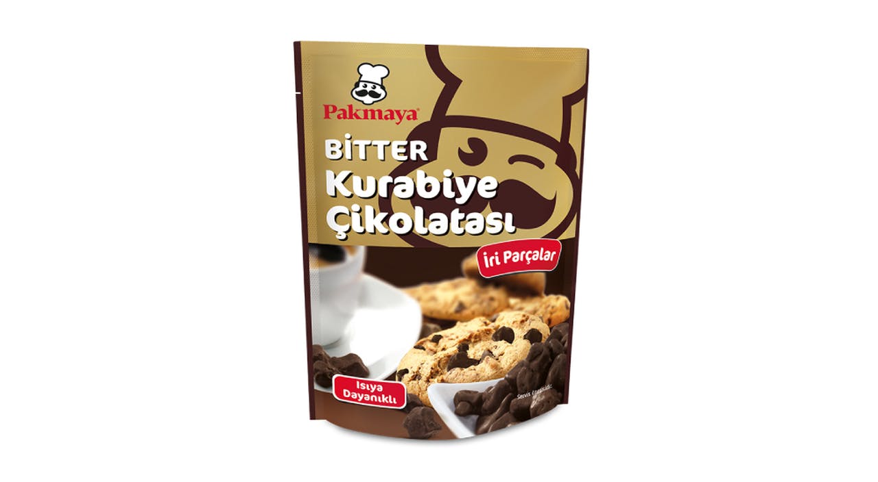 Pakmaya Bitter Kurabiye Çikolatası