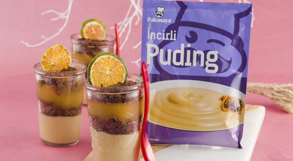incirli pudingli pelte tatlısı