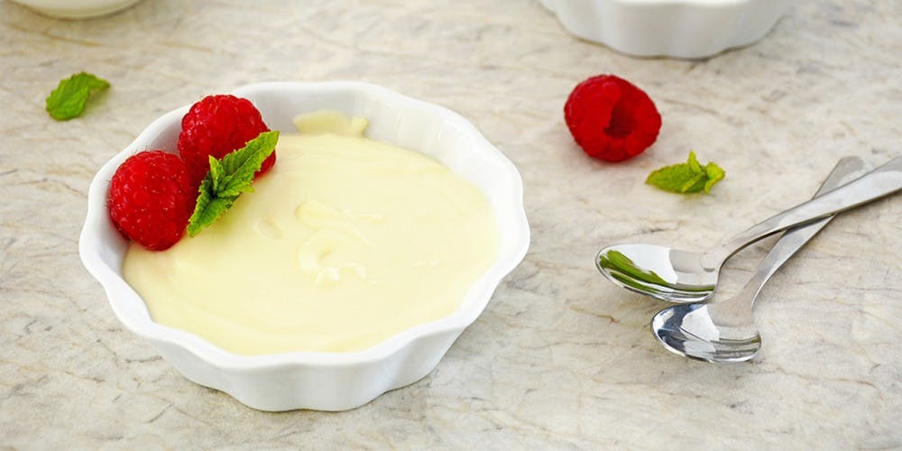 frambuazlı muhallebi