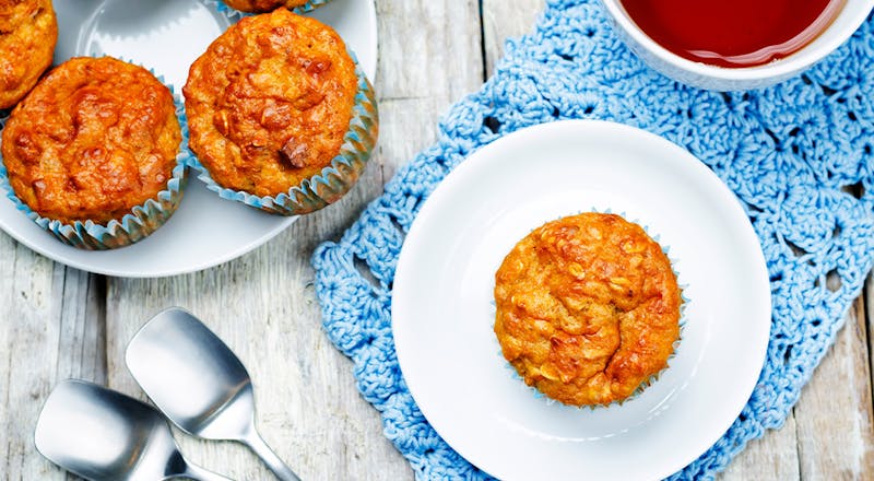 Bademli Kayısılı Muffin Kek Tarifi