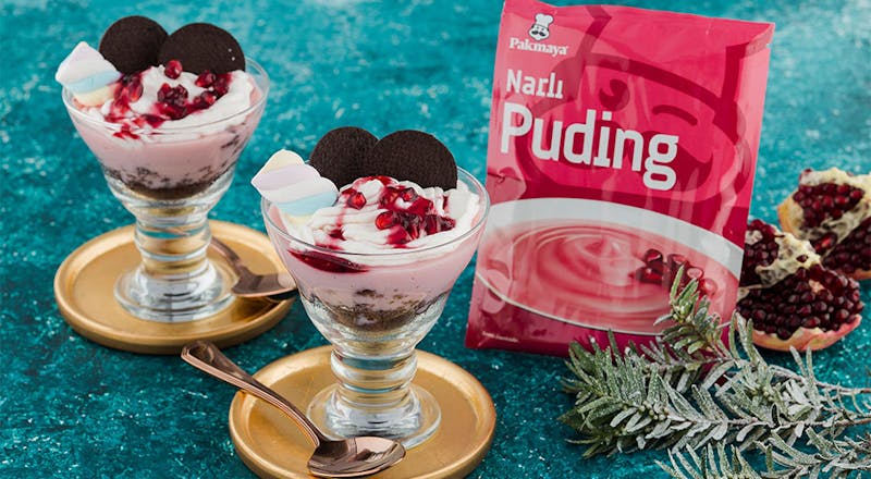 Narlı Pudingli Kupta Tatlı Tarifi