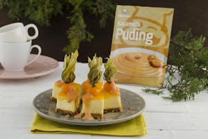 Karamelli Puding Soslu Bal Kabaklı Cheesecake Tarifi