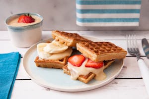 Vanilyalı Tarçınlı Pudingli Waffle Tarifi