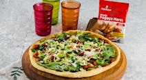 Pırasalı ve Ispanaklı Poğaça Pizza Tarifi