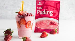 Vanilyalı Dondurmalı Narlı Puding Tarifi