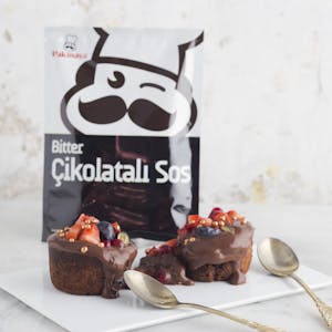 Bitter Çikolata Soslu Brownie Tarifi