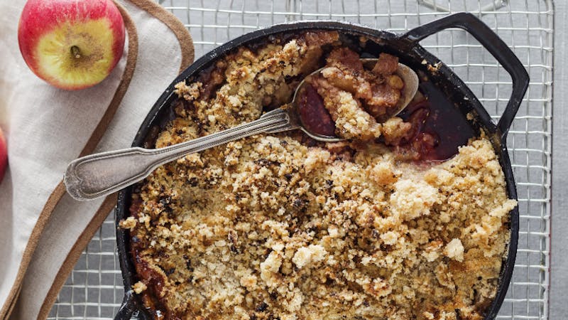 Elmalı ve Muzlu Crumble Tarifi