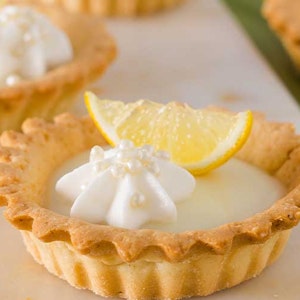 Limon Kremalı (Lemon Curd) Mini Tartlar Tarifi