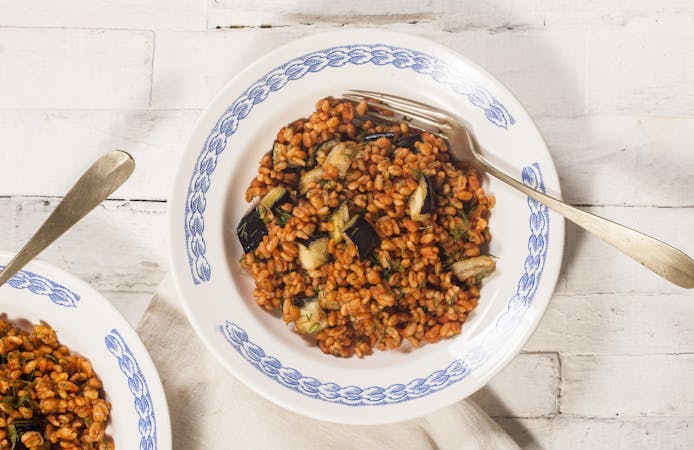 Patlıcanlı Bulgur Pilavı Tarifi