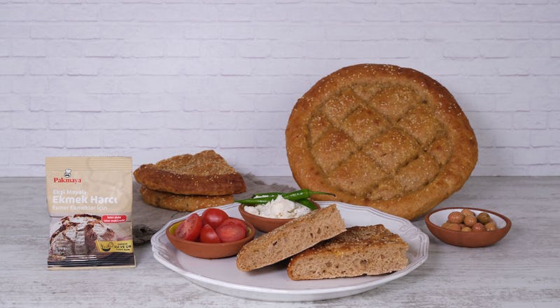 Pakmaya Ekşi Mayalı Esmer Ekmek Harcı ile Esmer Pide Tarifi