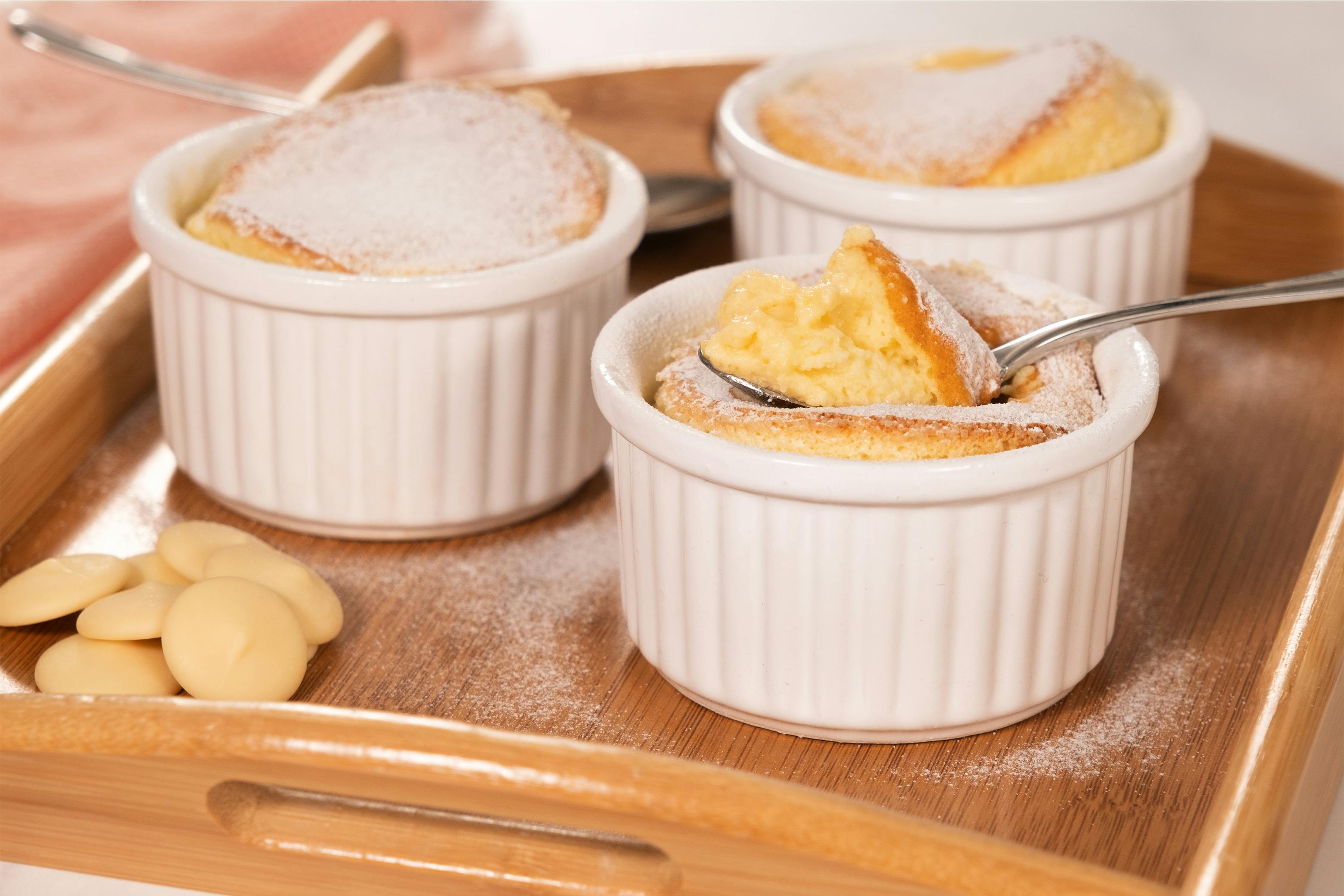 Beyaz Çikolatalı Sufle