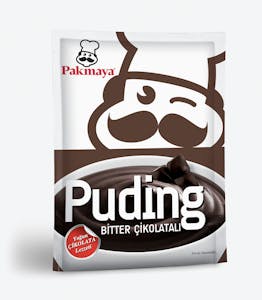 Bitter Çikolatalı Puding 