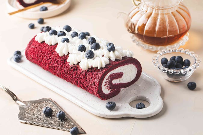 Red Velvet Rulo Yaş Pasta Tarifi
