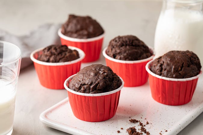 Şeker İlavesiz Çikolatalı Muzlu Muffin Tarifi