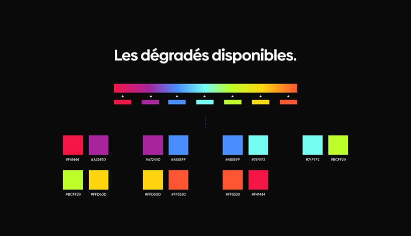 Corporations colors gradients