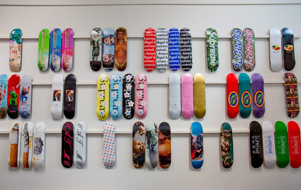 Une collection de skateboards Supreme vendue 800 000 dollars