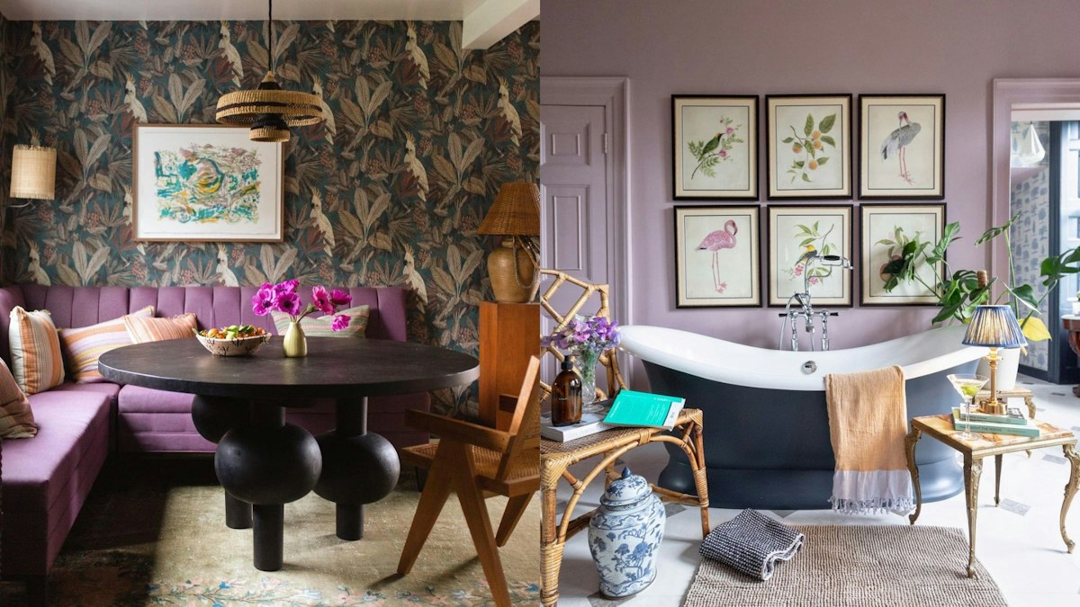 La couleur violette investit notre décoration intérieure