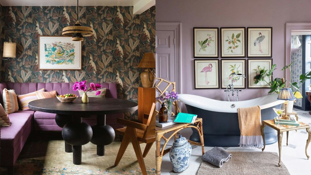 La couleur violette investit notre décoration intérieure