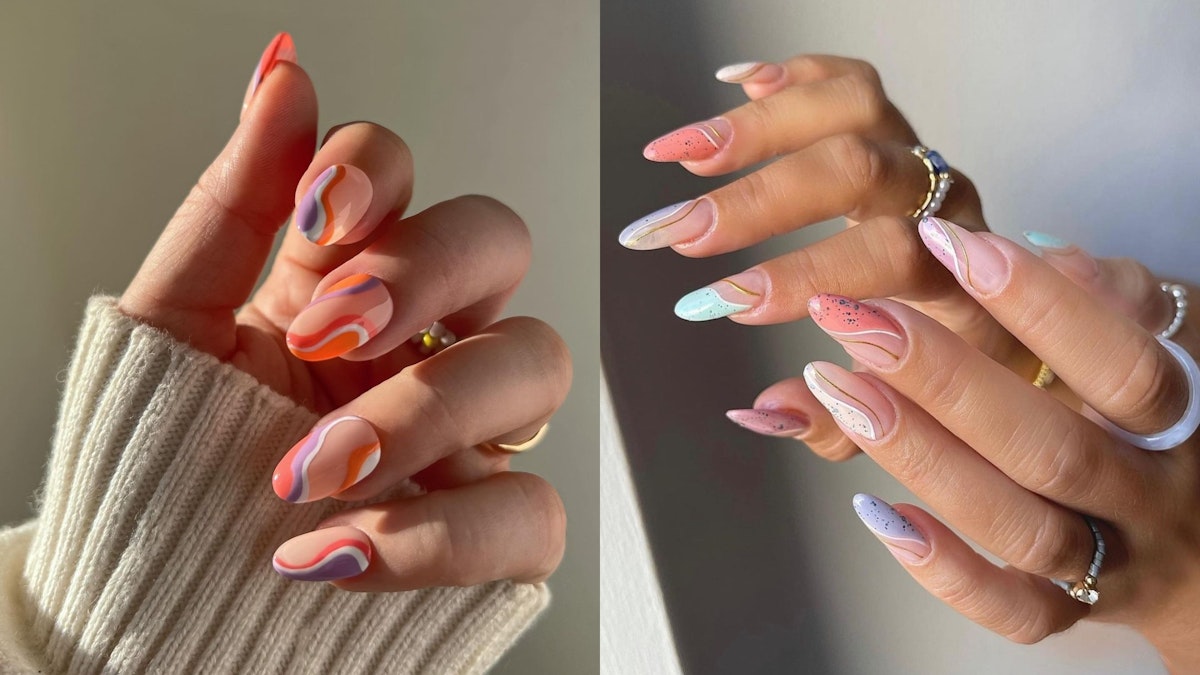 Le vernis style "Wavy" est une manucure d'été à la fois ludique et élégante – L'Officiel France