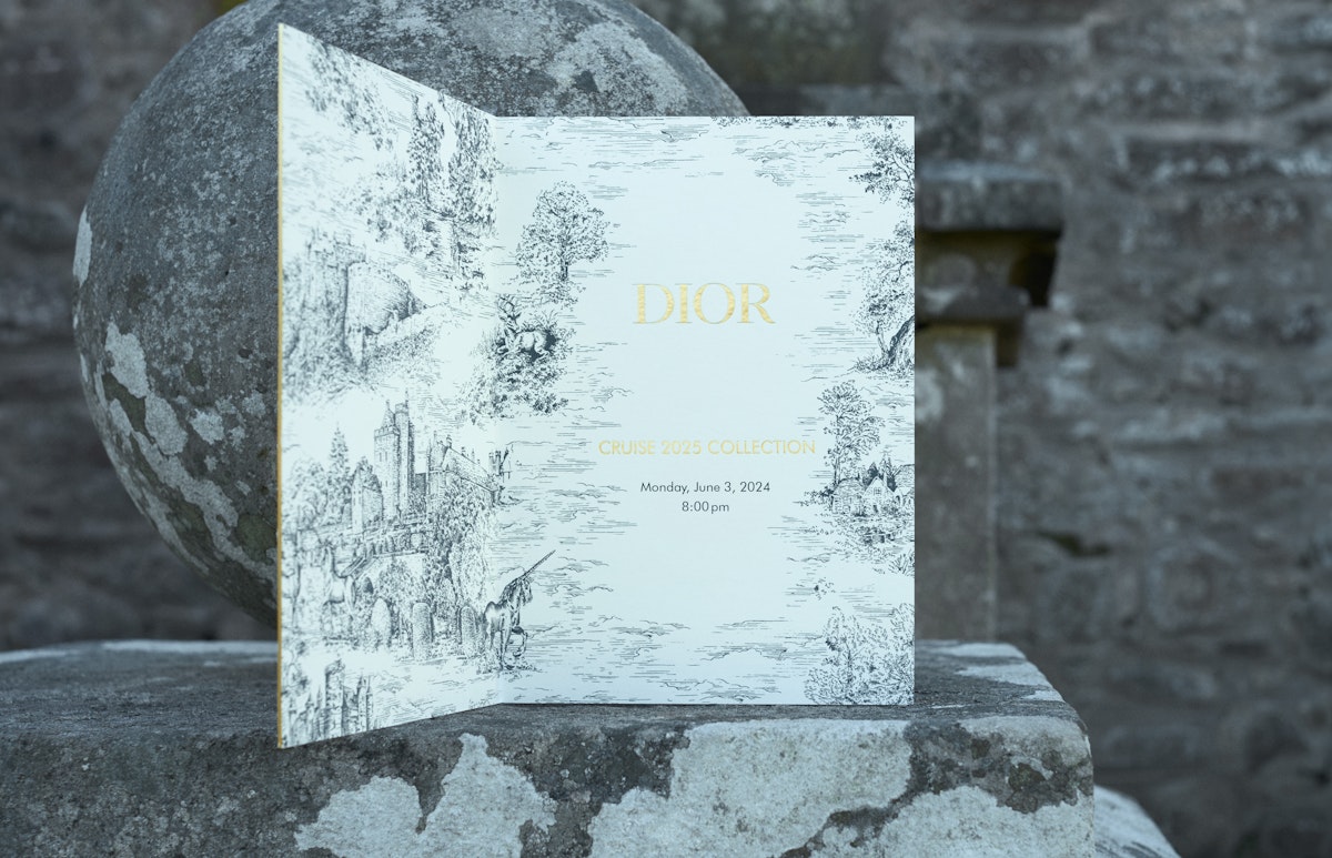 Diffusion en direct du défilé Dior Croisière 2025 depuis le château de