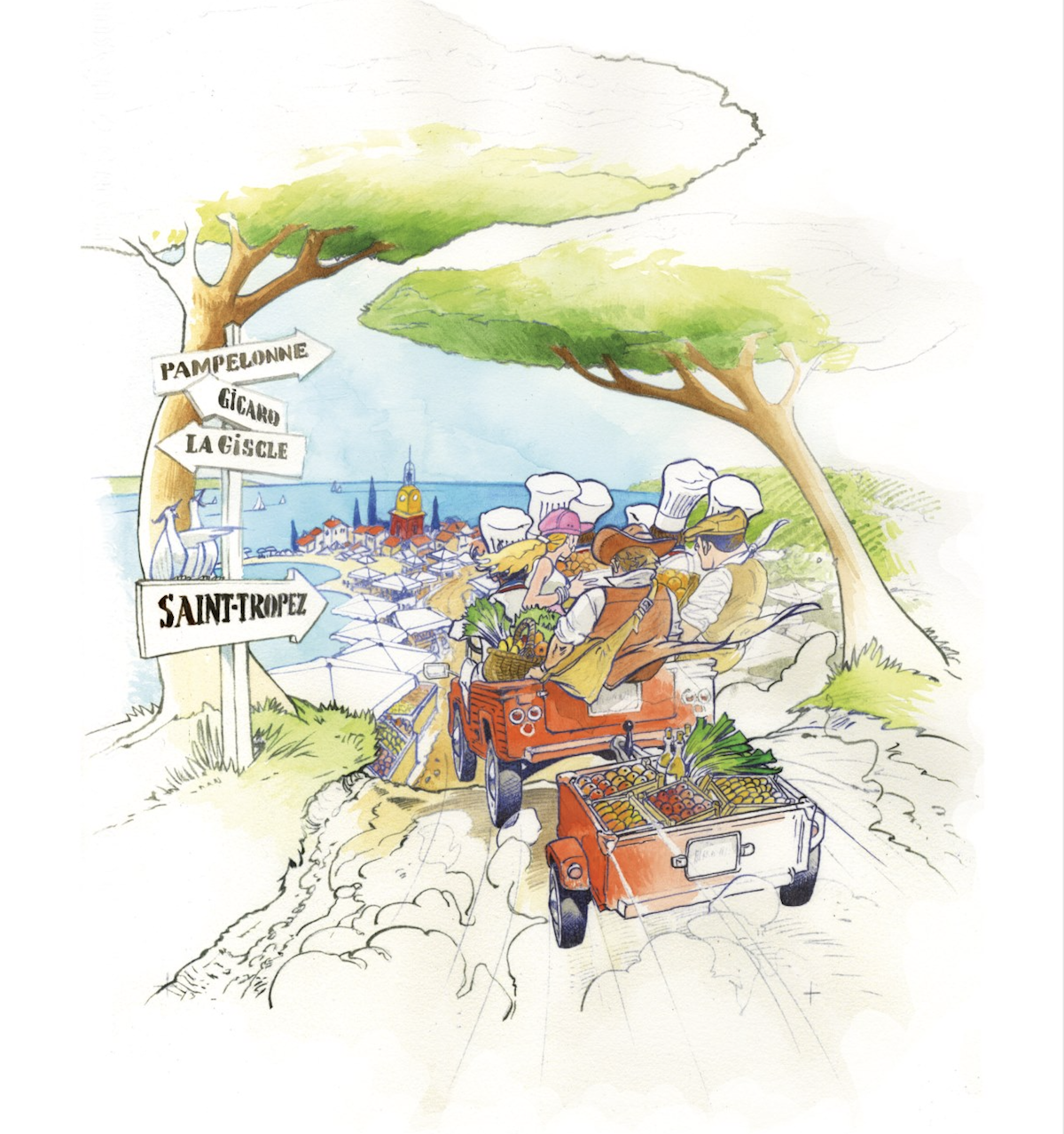 Les Chefs à Saint-Tropez fêtent les producteurs