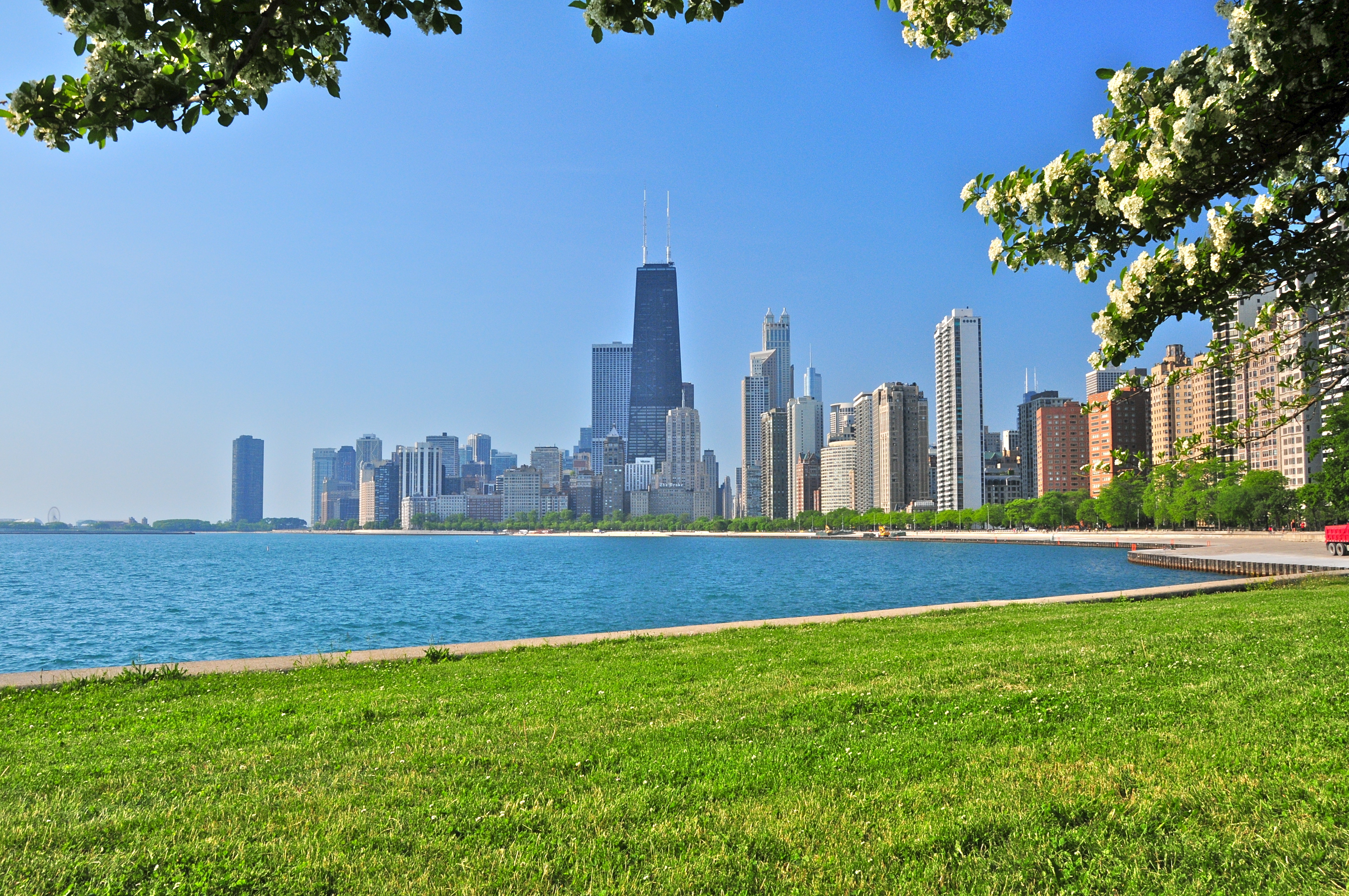 View of Chicago lakefront