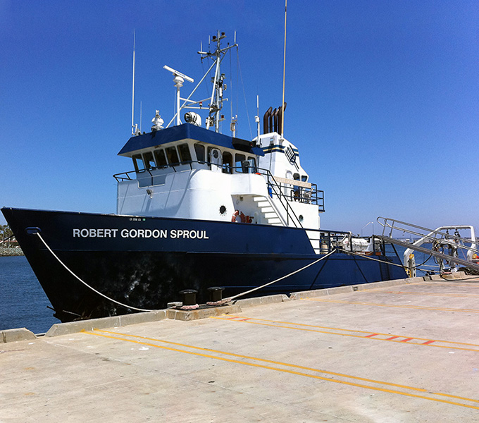 R/V Robert Gordon Sproul - The ship used during the August 2010 zoology deep-sea trawling expedition.