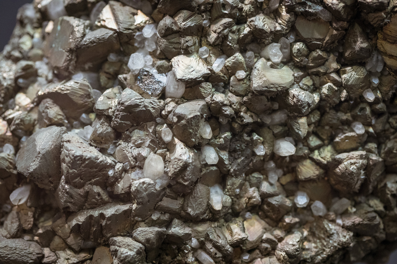 A detailed view of a mineral.