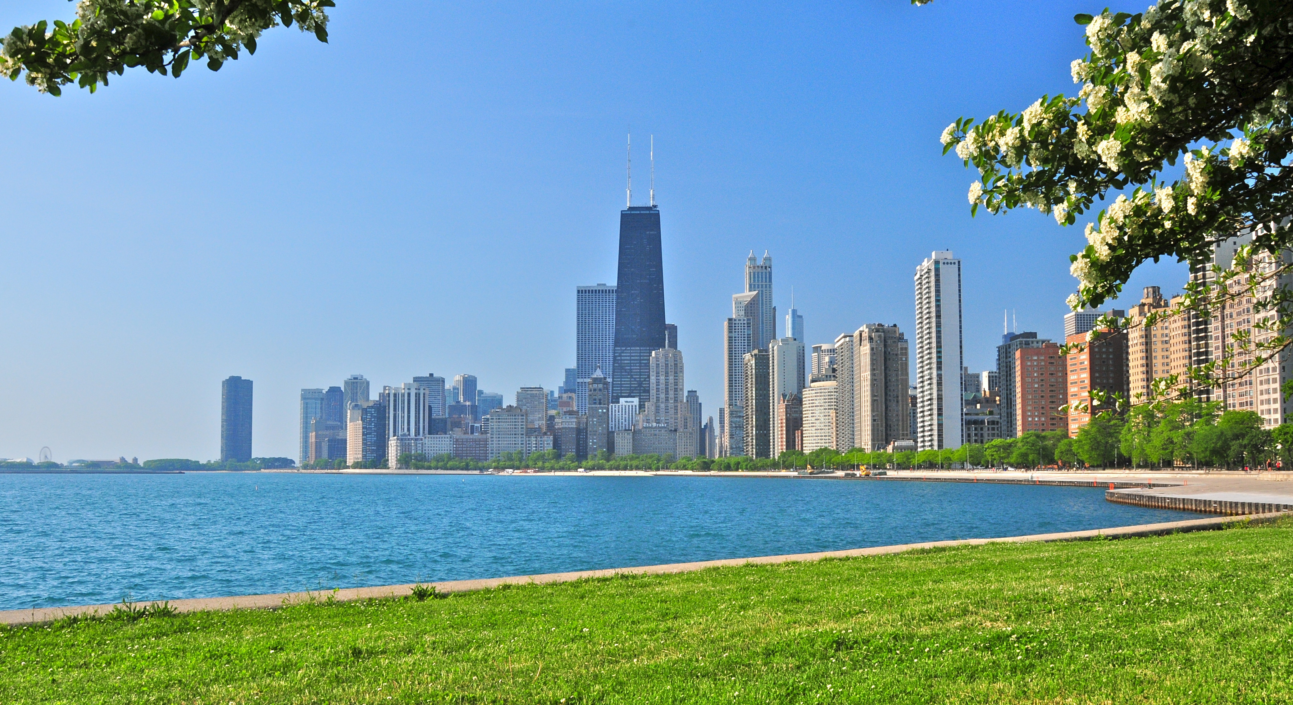 View of Chicago lakefront