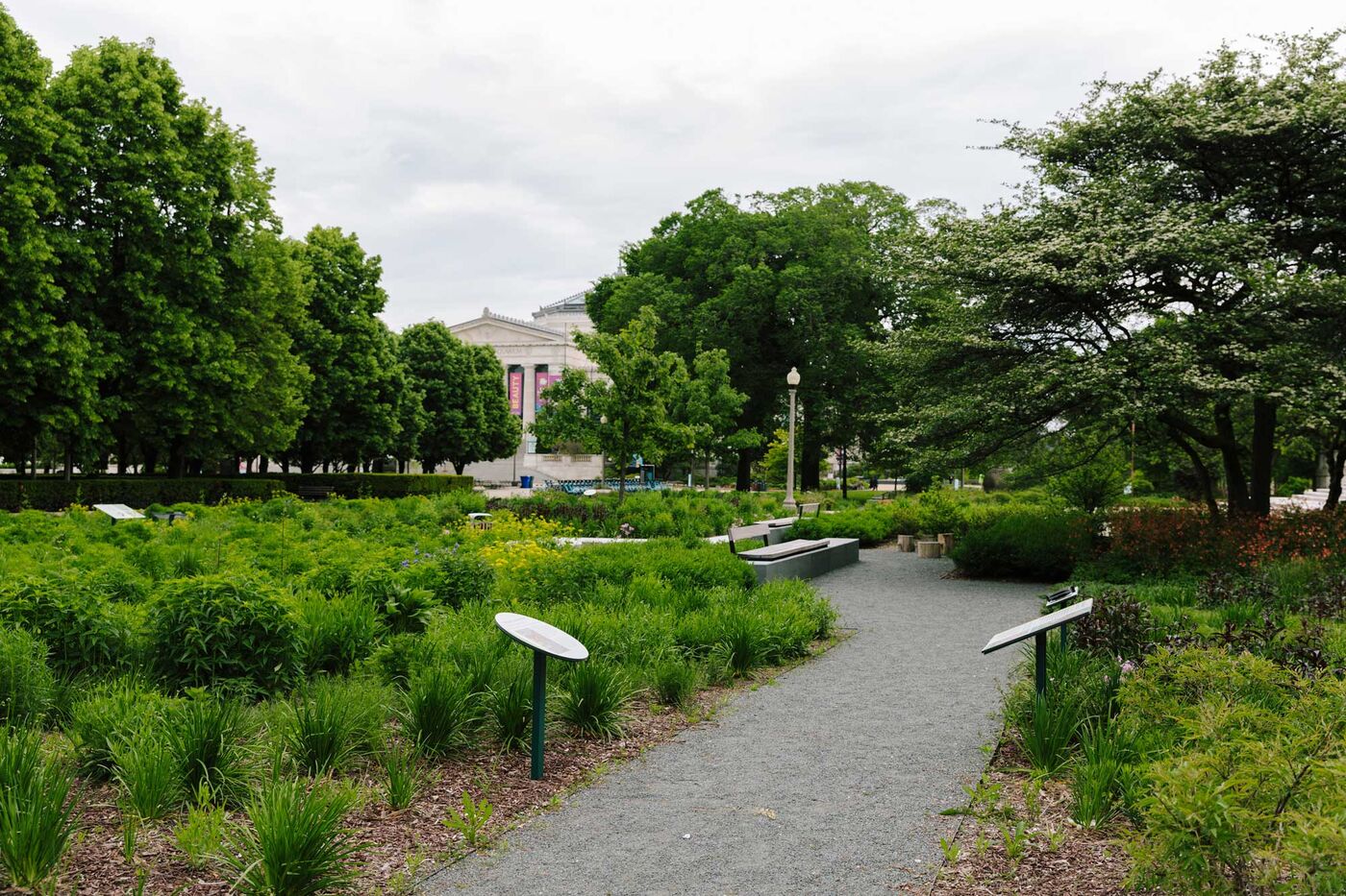 The gardens were completed in 2018 and continue to mature over time.