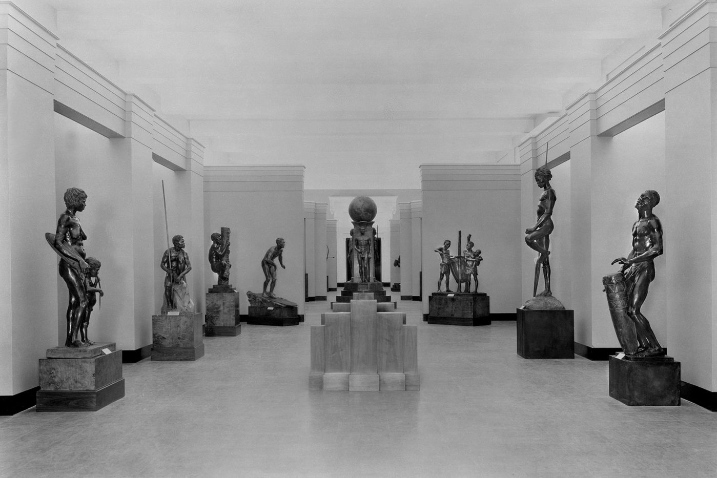 In 1933, the Field Museum debuted an exhibition called The Races of Mankind. The exhibition featured artist Malvina Hoffman’s 104 bronze statues of people from around the world as illustrations of “racial types.”