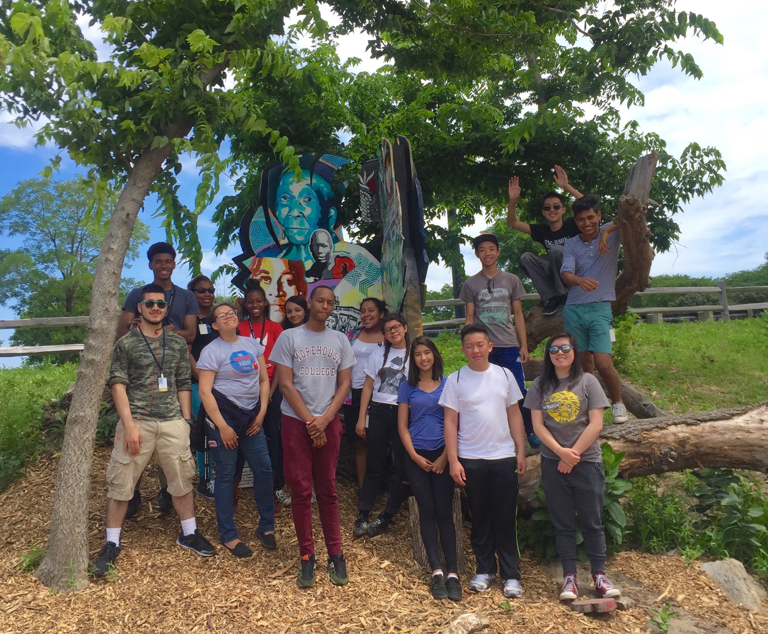 Chicago Green Ambassadors group poses together