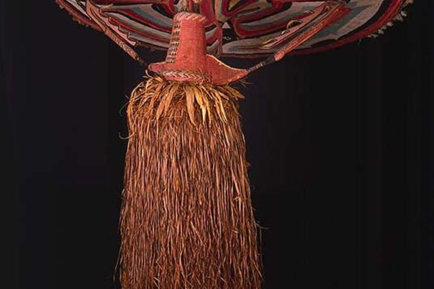Sulka hemlaut mask - now on display in the Museum’s Pacific Spirits Exhibition.  Catalog Number 1113.138910. Photo Archives ID# A111293c.