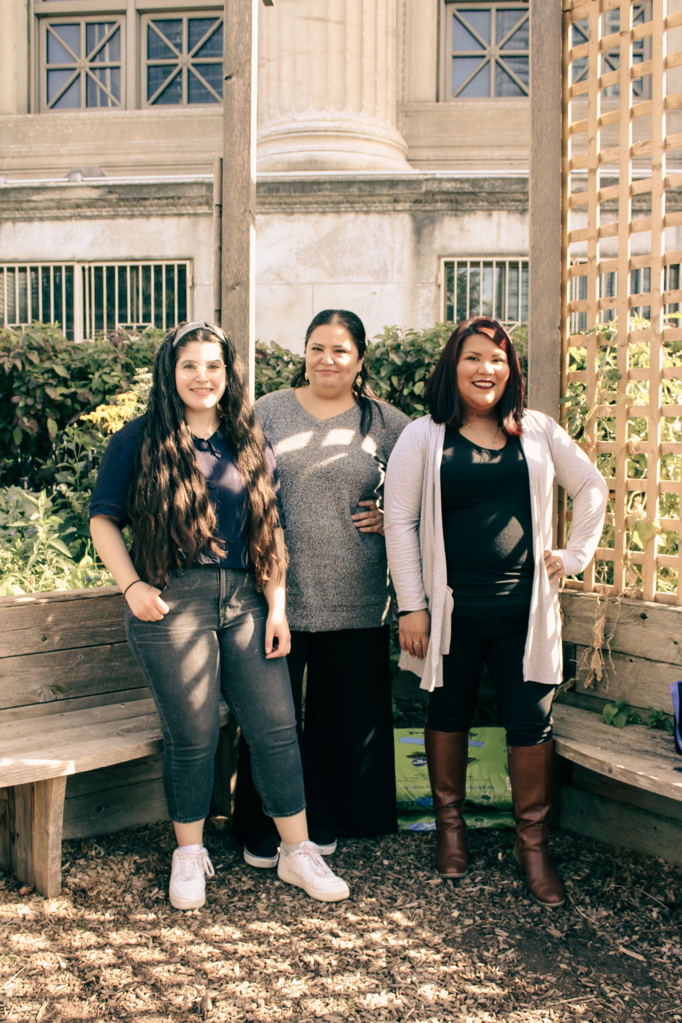 Left to right: Isabel Distefano, Lorena Lopez, and Alejandra Varley