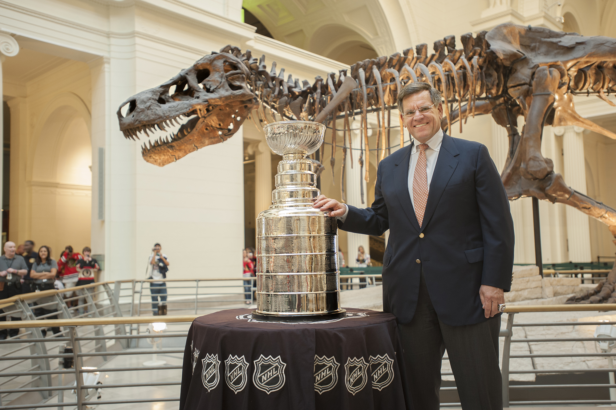 Rocky Wirtz with the Stanley Cup
