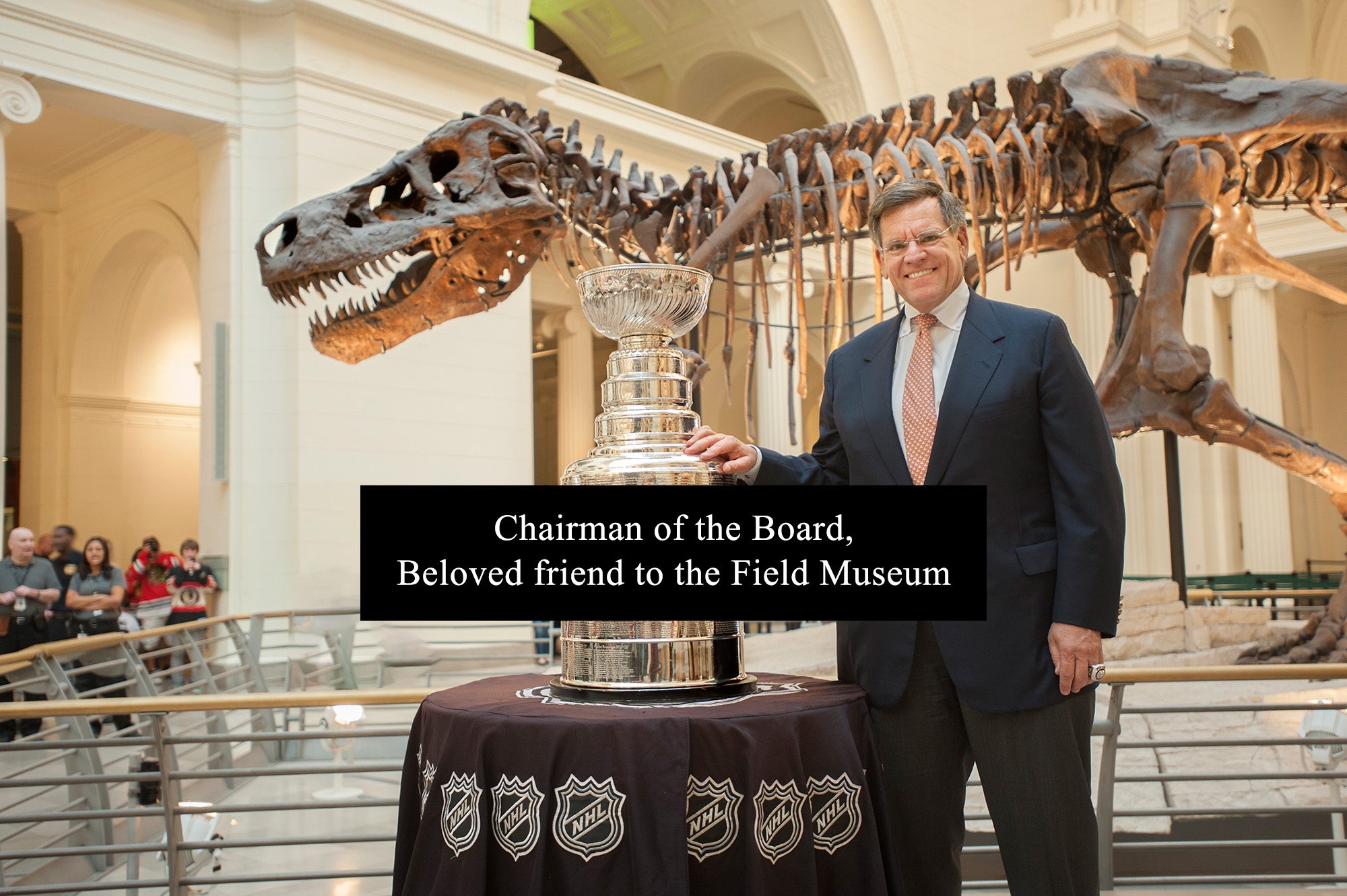 Rocky Wirtz with the Stanley Cup