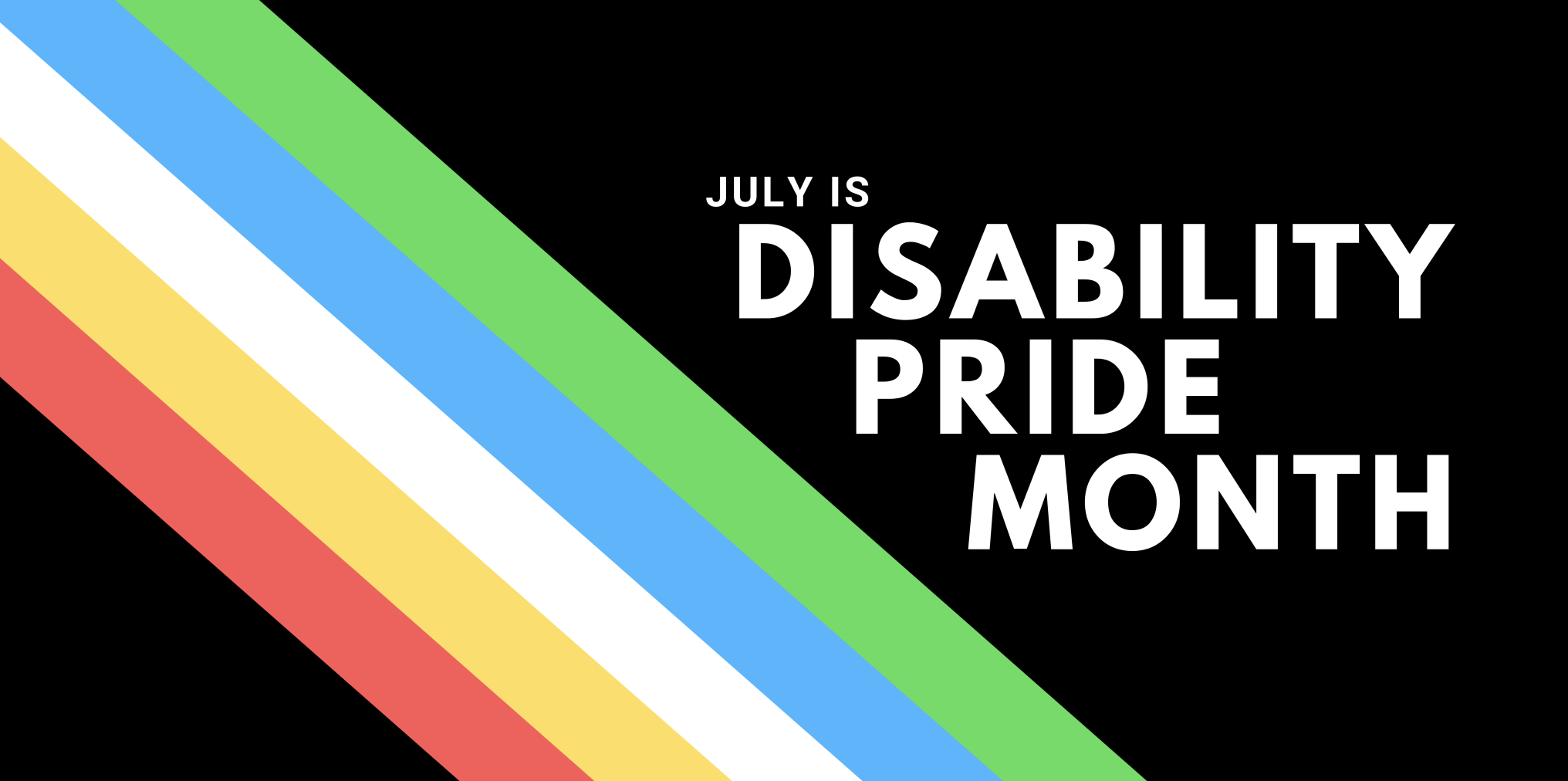 Disability Pride colors