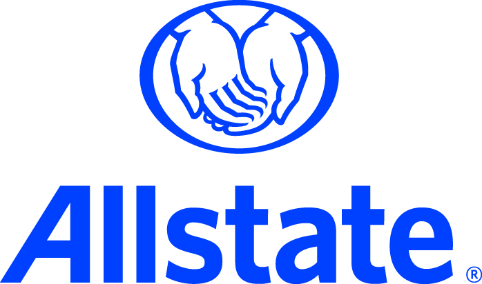 Allstate logo; vertical orientation