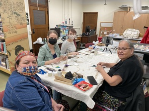 Repair of Blackfoot Headdress