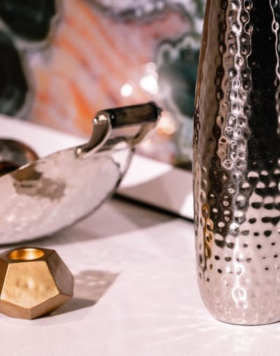 Background Image with Different Decor Items