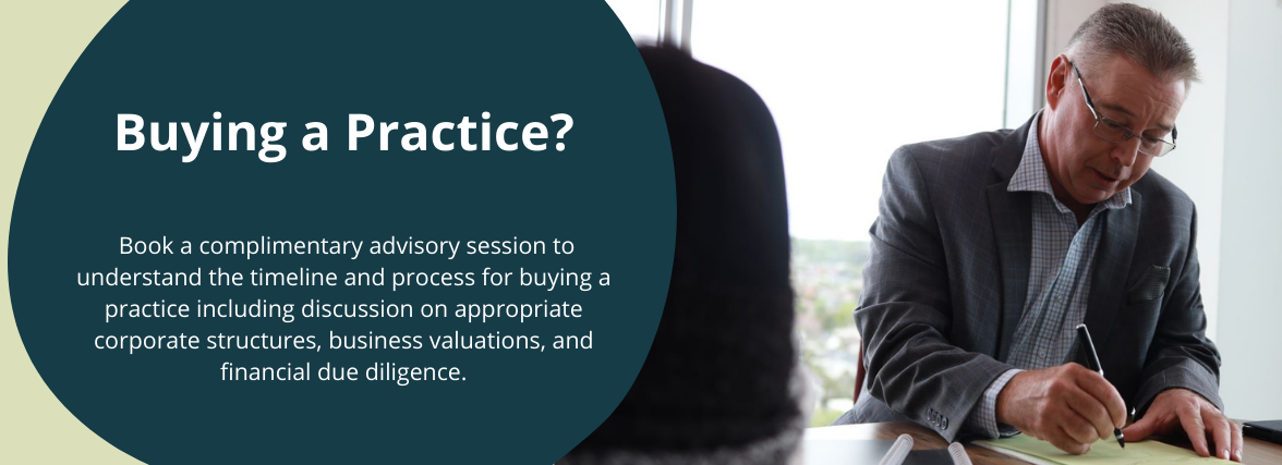 TADA Offer for when buying a practice