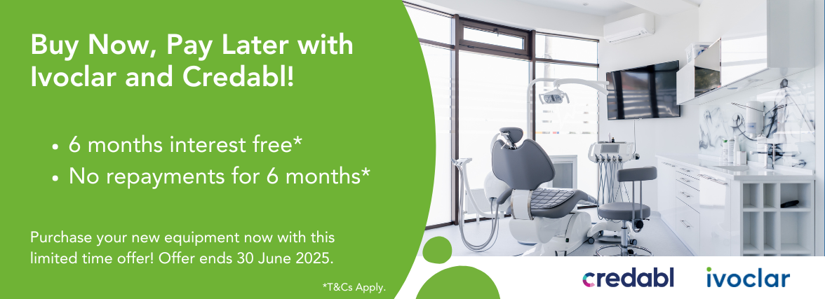 Buy Now, Pay Later with Ivoclar and Credabl before 30 June 2025