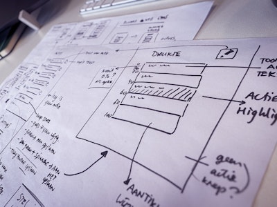 UX design begint (nog steeds) op papier